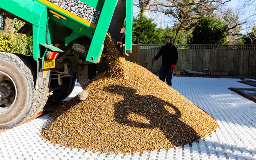 How much gravel is required for a gravel driveway?