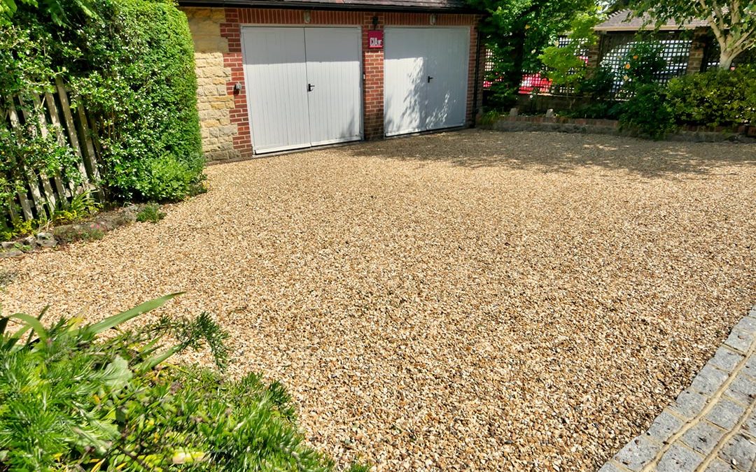 Gravelrings overlay system transforms worn, tired driveways